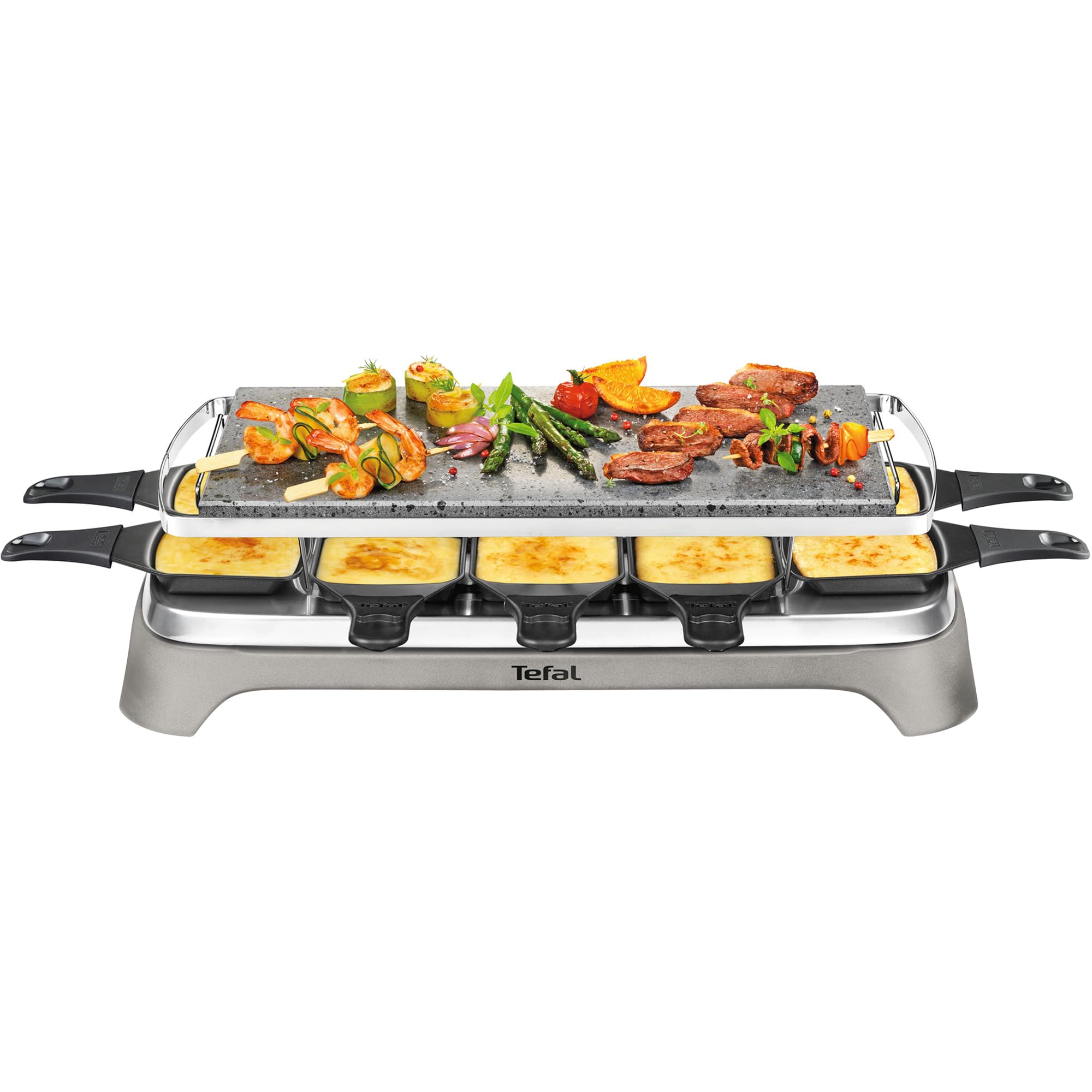TEFAL - Raclette Inox et Design PR457B12