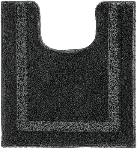 Miniatura 13 de InterDesign - Alfombra de baño de microfibra. Negro,Chocolate,Gris,lino,Natural,Azul marino,Agua,Blanco,https://www.amazon.com/dp/undefined