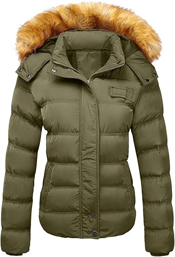 warm puffer jackets womens