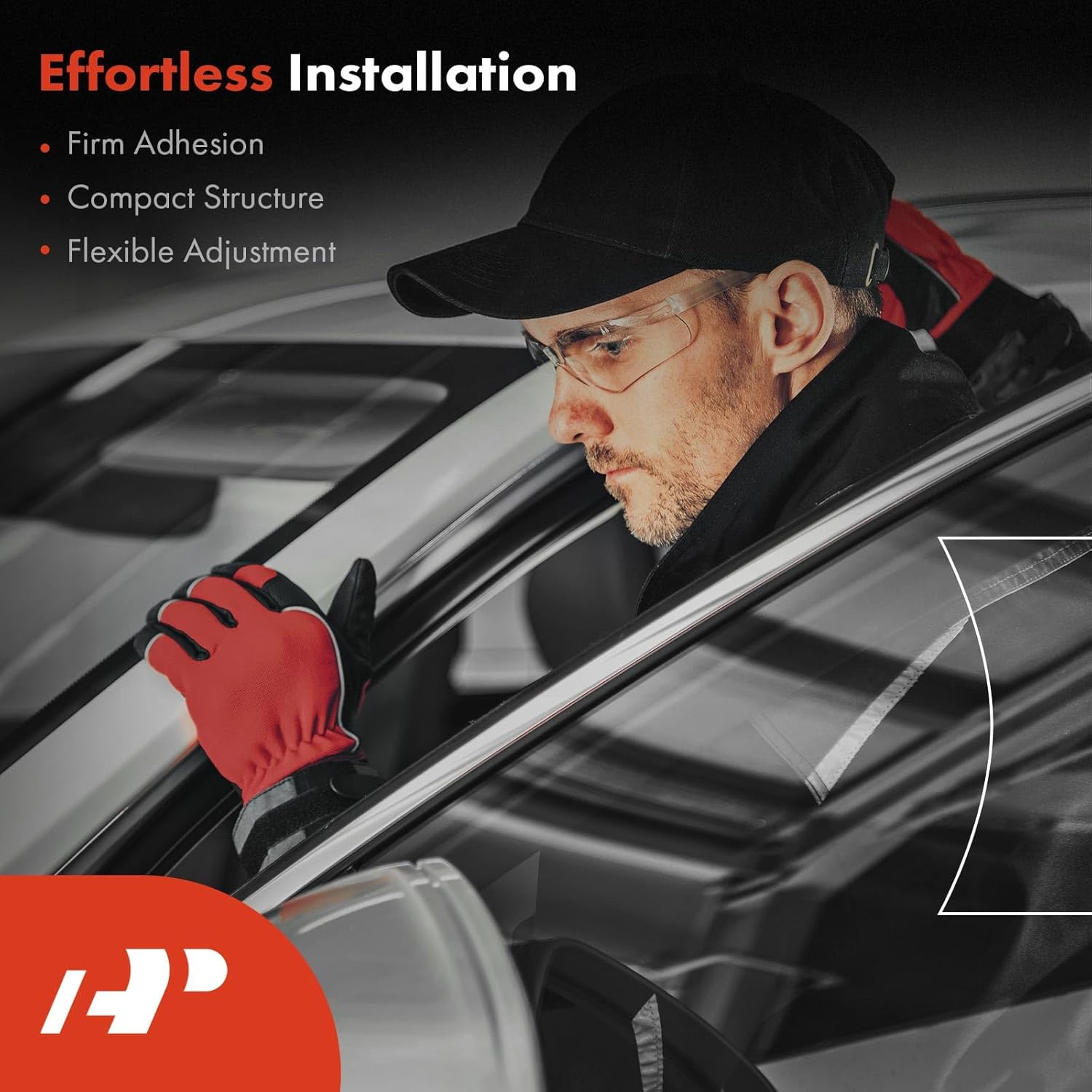 A-Premium 2PCS Left & Right Car Door Weather Stripping Seal Strips Compatible with Pontiac Grand Prix 1981-1987 & Chevrolet Monte Carlo 1978-1988