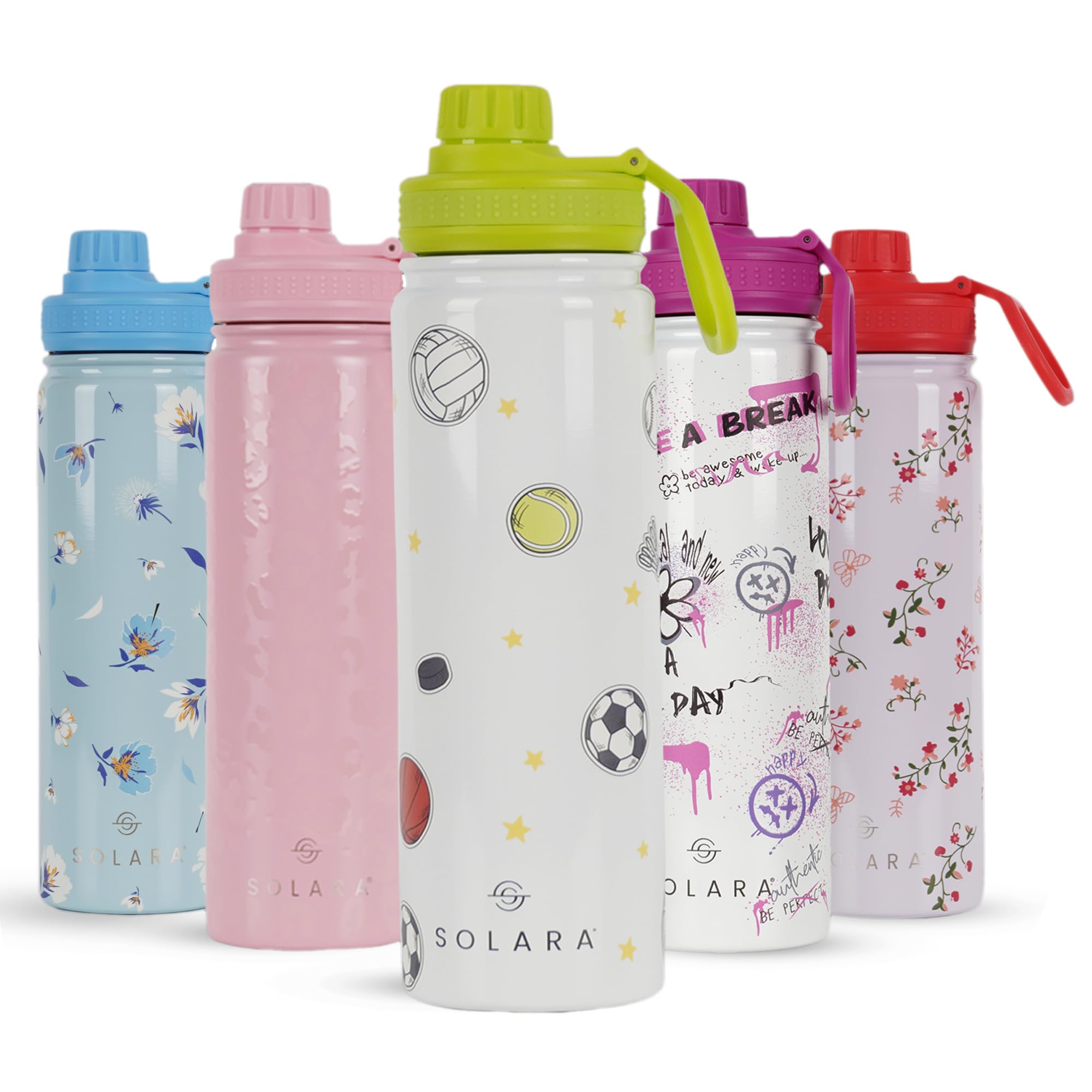 SOLARA Insulated Water Bottle 650ml, Hot Water Bottle, Thermosteel Water Bottles for Travel, Home, Office, School, Gym, Adults, Water Bottle Hot and Cold, Sipper Bottle, Power Play
