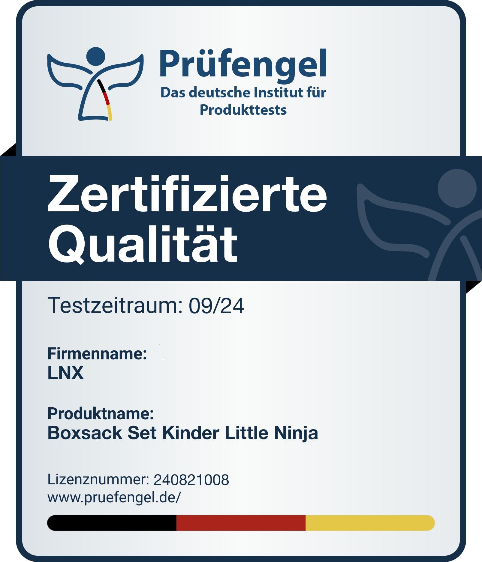 LNX Boxsack Set Kinder Little Ninja - 60cm gefüllt inkl. Boxhandschuhe Kids