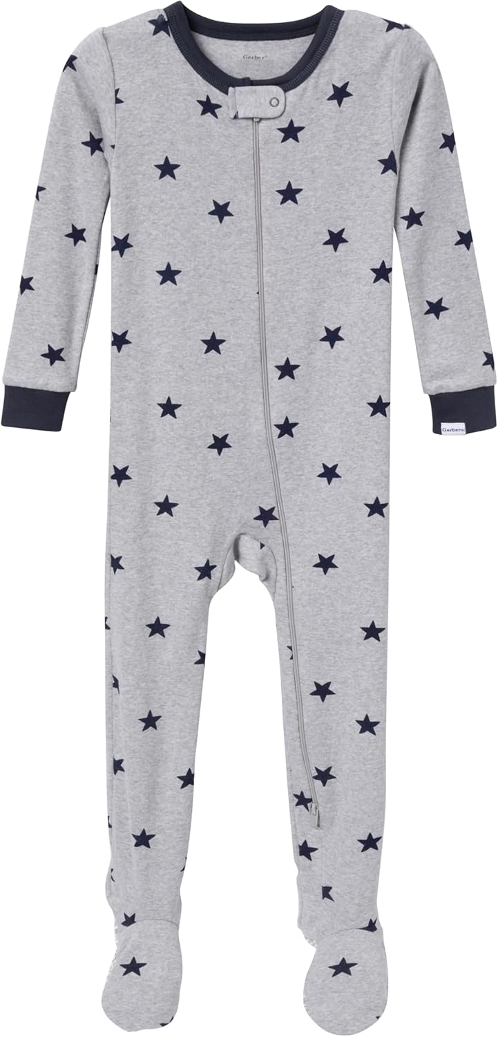 Gerber baby-boys Baby-boys 4-pack Footed Pajamas - Image 5