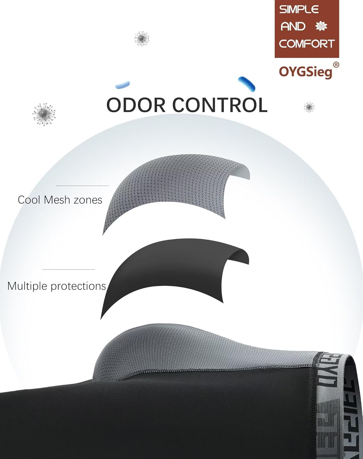 OYGSieg Men's Boxer Briefs,Fly with Built-in Total Support Pouch Moisture-Wicking Odor Control Cool Underwear for Men 5-Pack - Image 6