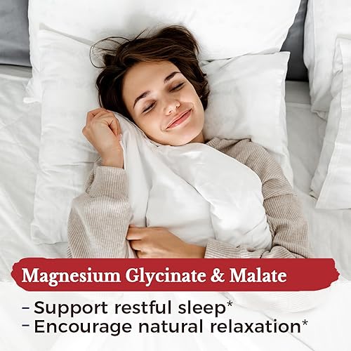 Miniatura 4 de Vitalitown Suplemento complejo de magnesio de 500 mg  Absorción maximizada NSF certificado glicinato de magnesio quelado, malato, taurato y citrato