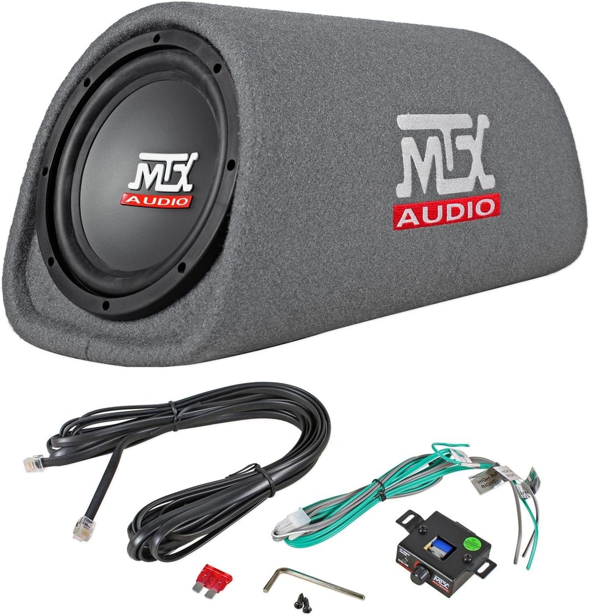 MTX Road Thunder RT8PT 8 240 Watt Powered Subwoofer in