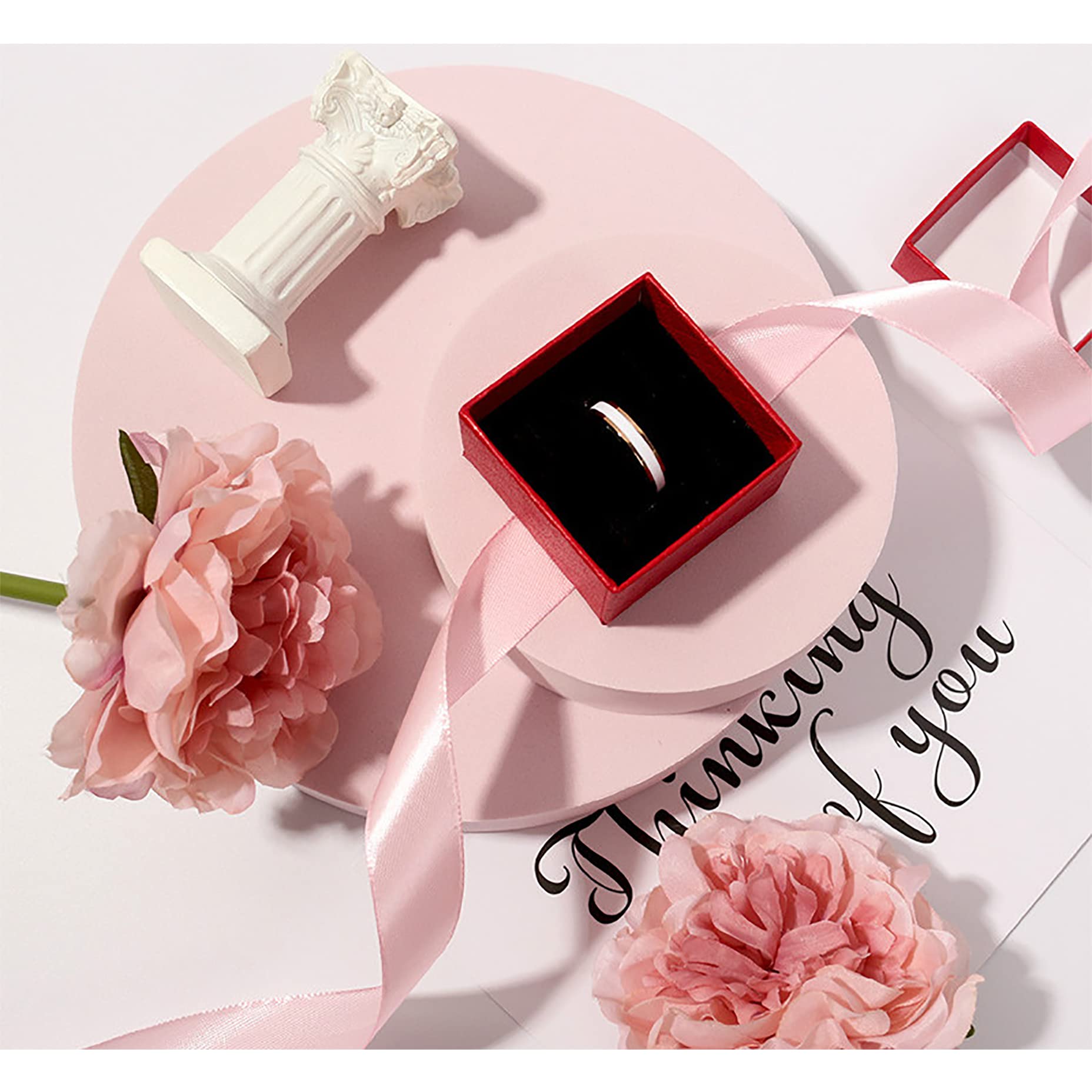 Selens Accessori di scena per fotografia, 6 stampi geometrici in schiuma a cubo, colore rosa