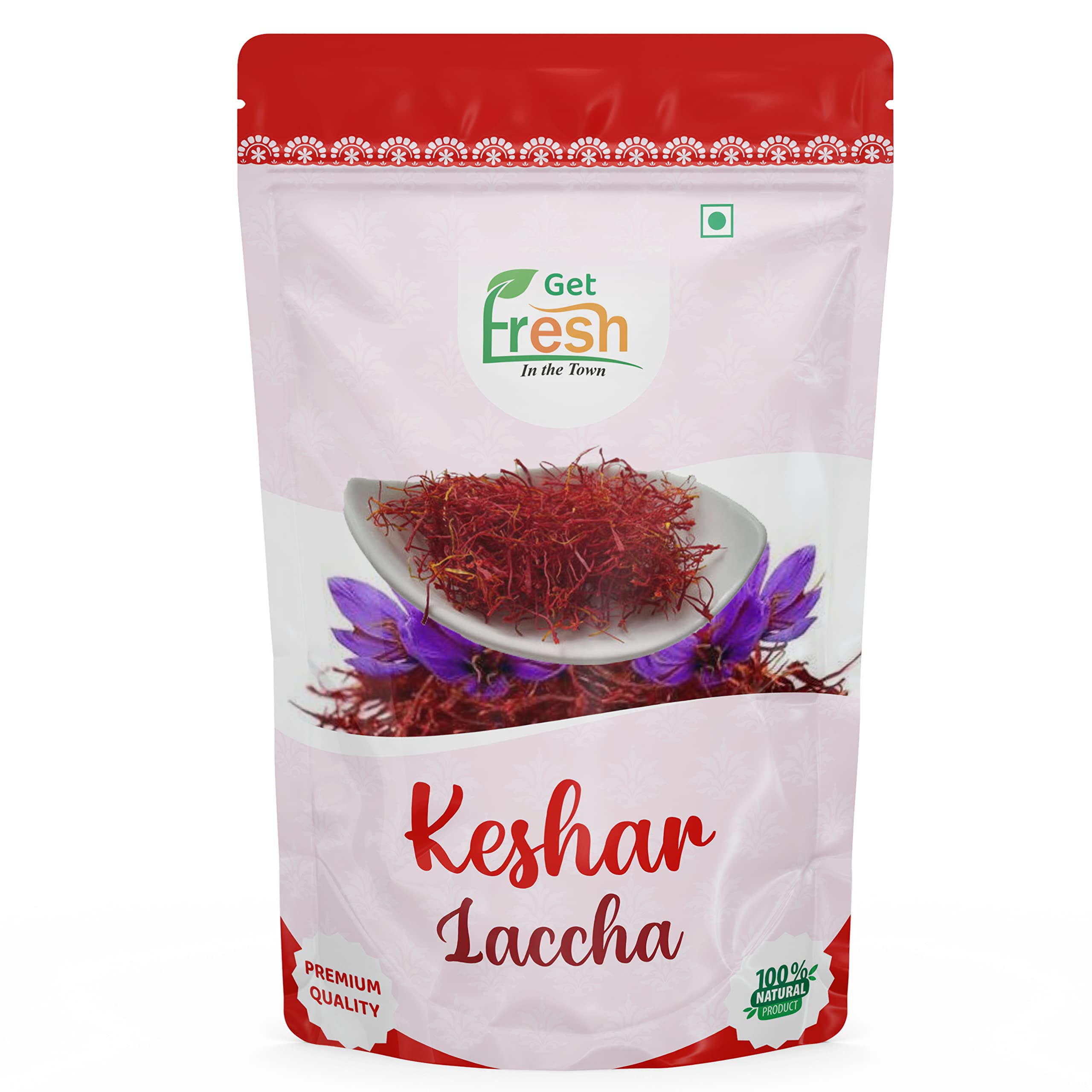 Get Fresh Sweet Kesar Lachha Sali Supari Packet Fresh Natural Mouth Freshener Mukhwas (Pack of 250 gram)