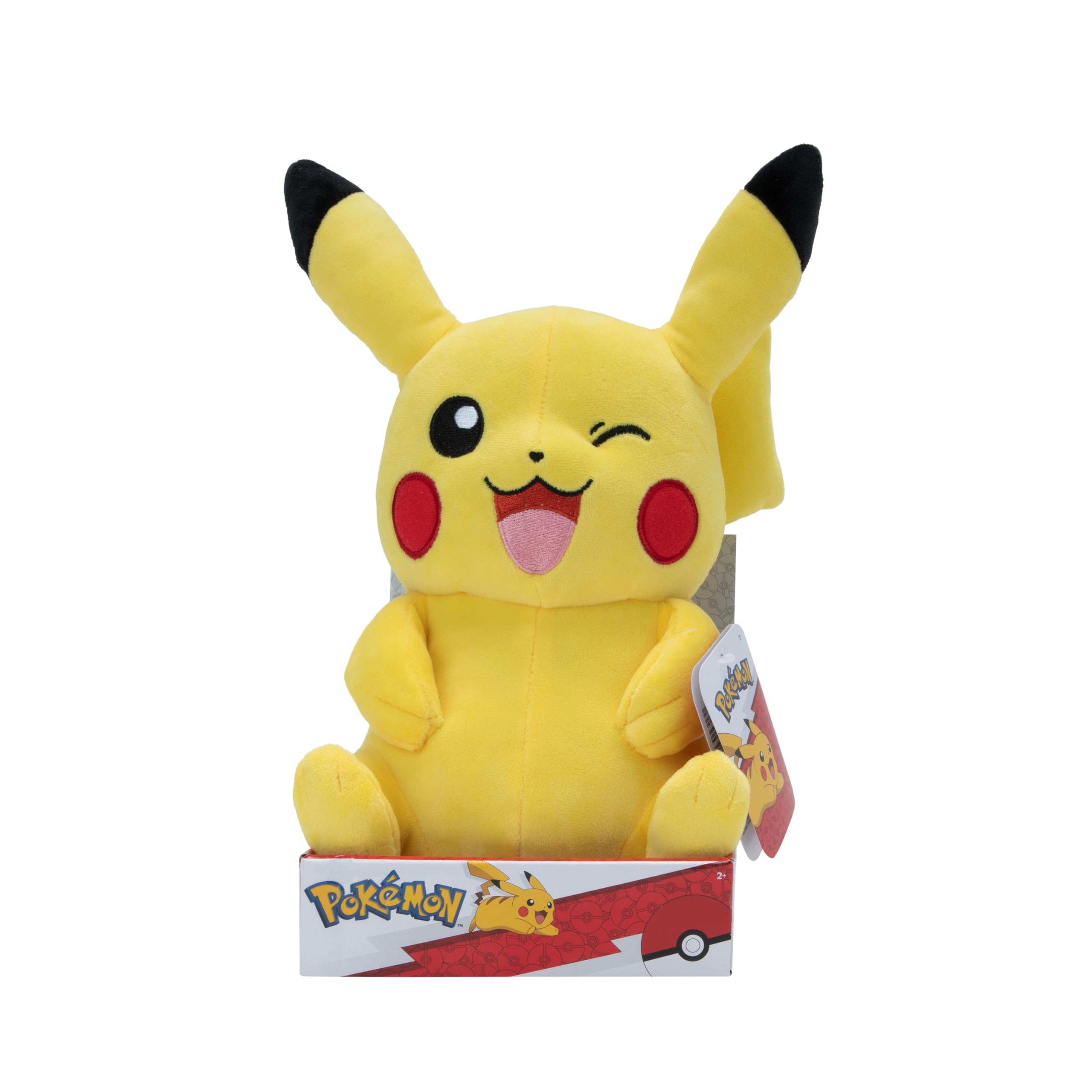 Pokémon Peluche Pikachu Peluche Suave de 30 cm con Detalles auténticos