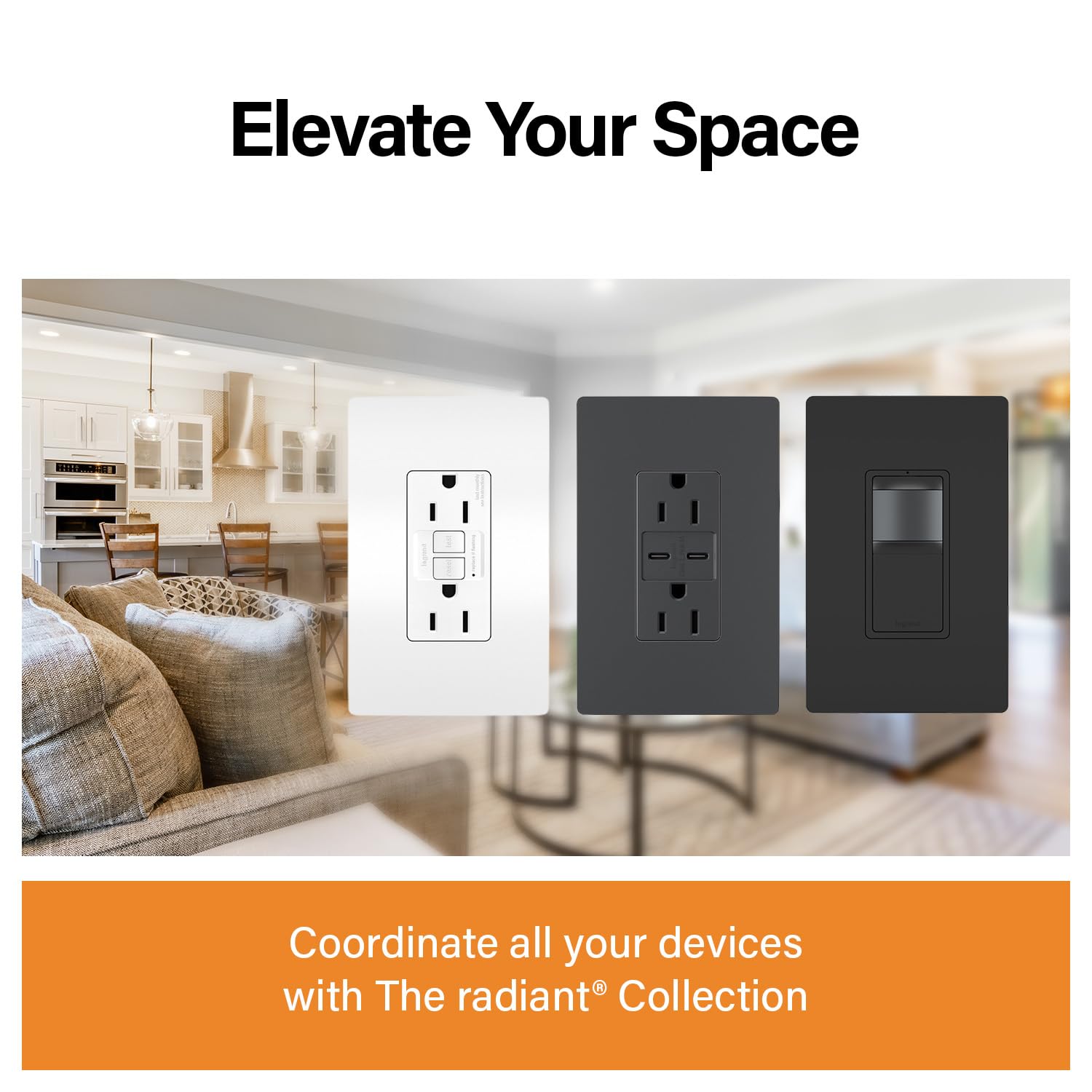 Legrand-Pass & Seymour Radiant Inviolable Outlet, 2097TRA