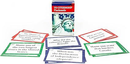 US Citizenship Flash Cards 2025 and 2026: USCIS Naturalization Test Flashcards Study Guide with All 100 Civics Exam Questions and Answers [2nd Edition]