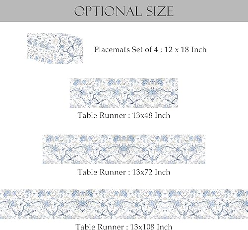Miniatura 5 de Snycler Chinoiserie Camino de mesa amarillo y blanco con flores de otoño, diseño moderno y elegante con pompones, centro de mesa geométrico,