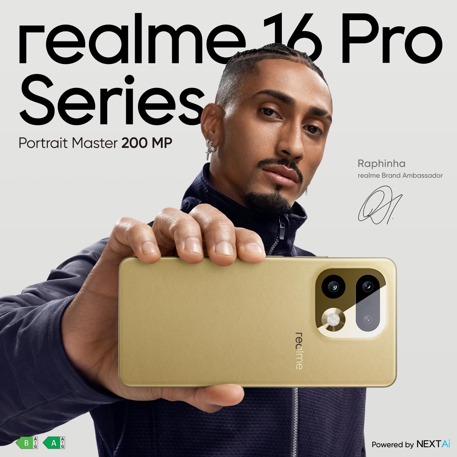 realme 16 Pro 5G Smartphone, 8Go+256Go, Écran AMOLED 144Hz 6,78", Batterie 6500mAh, Caméra 200MP OIS, IP69K, Charge Rapide 45W, Double SIM, Next AI, Violet (avec Adaptateur)