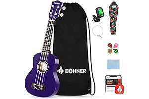 Donner Purple Ukulele for Beginners: Playful Melodies at Your Fingertips