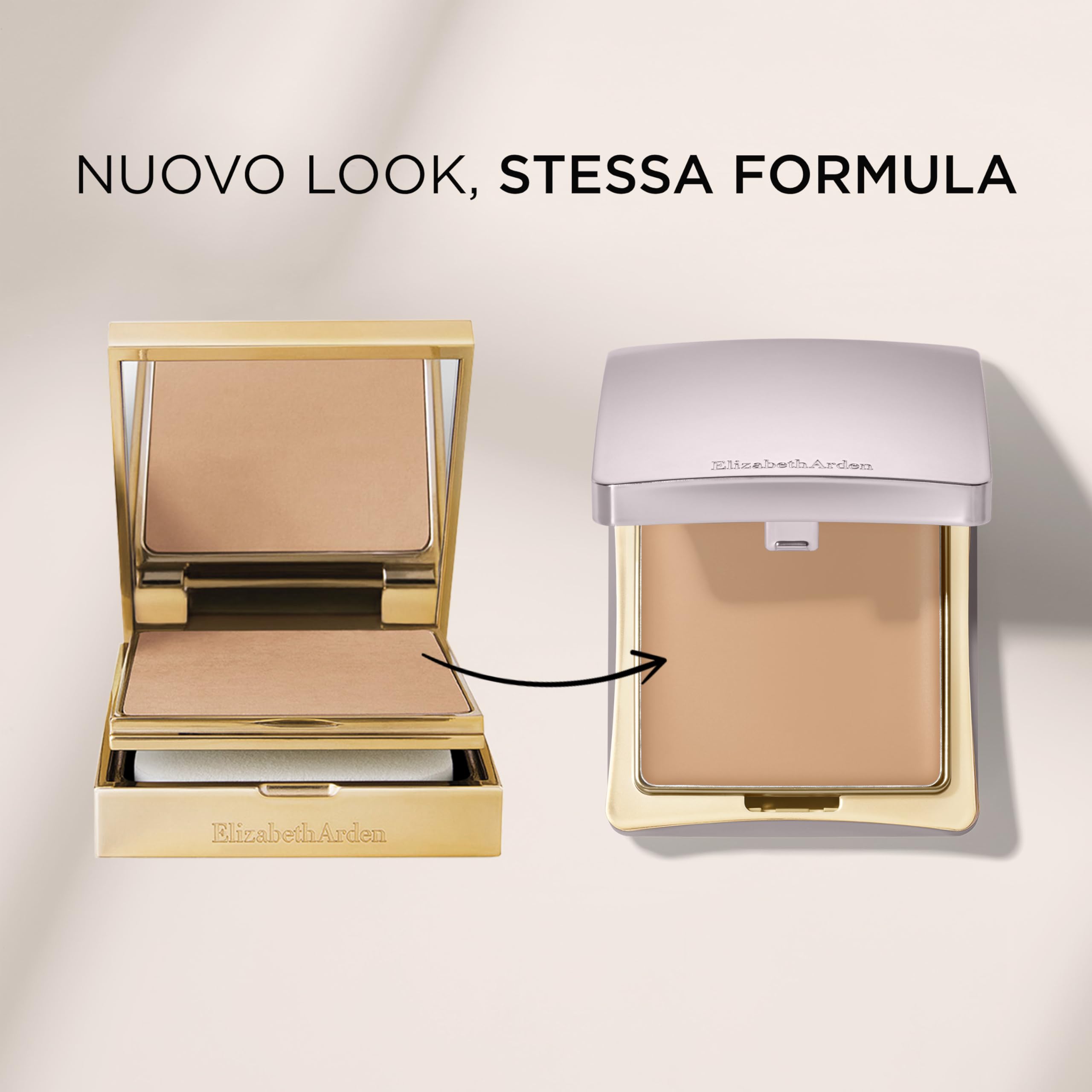Elizabeth Arden - Flawless Finish Sponge-On Cream Makeup, Fondotinta Coprente in Crema dal Finish Luminoso, Formula Idratante con Diamond Powder e Microsfere, Fondotinta Compatto in Più Tonalità, 23g