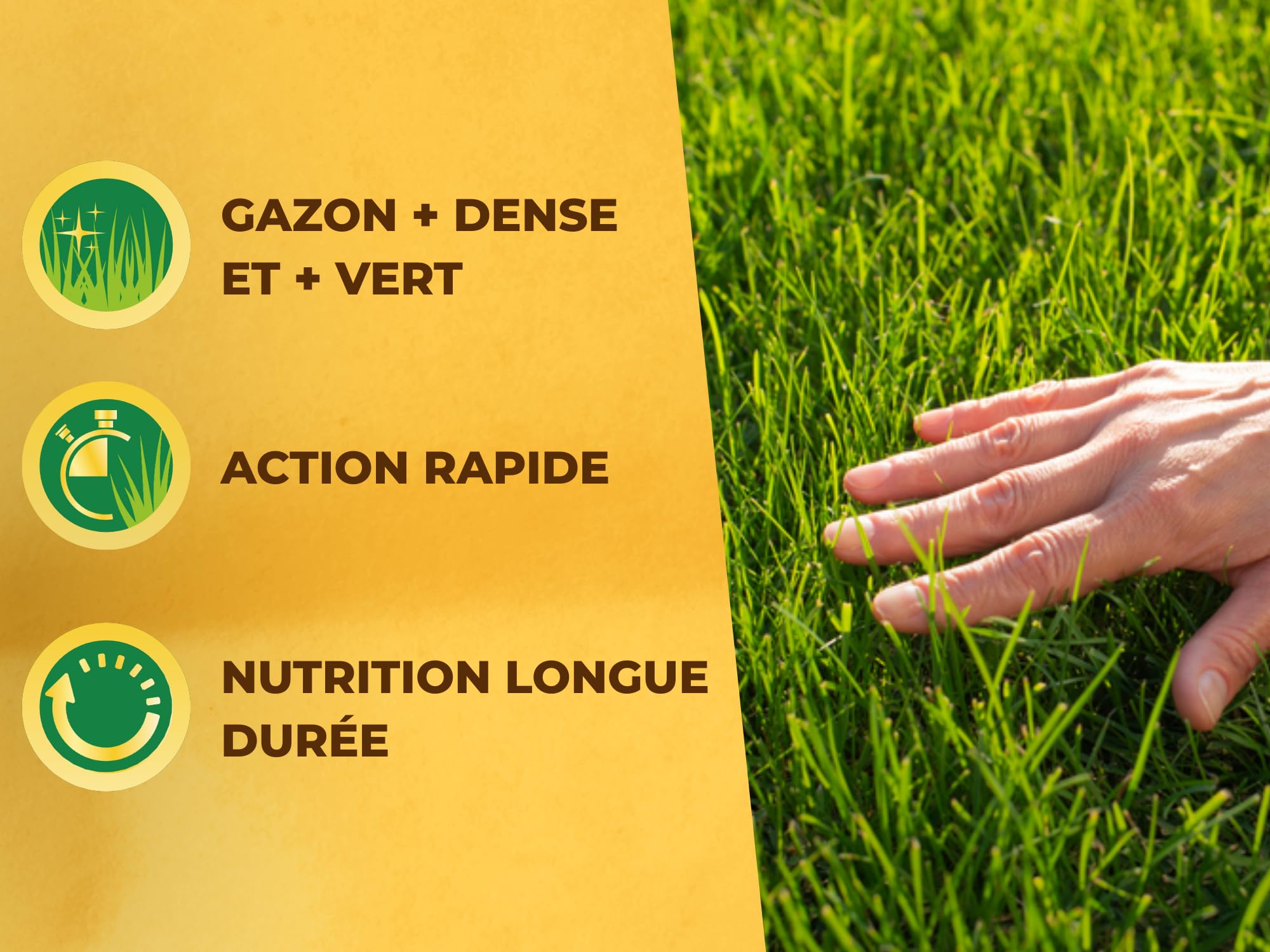 SOLABIOL Engrais Gazon Plus 15 kg Granulés Jusqu'à 375m² Nutrition Longue Durée