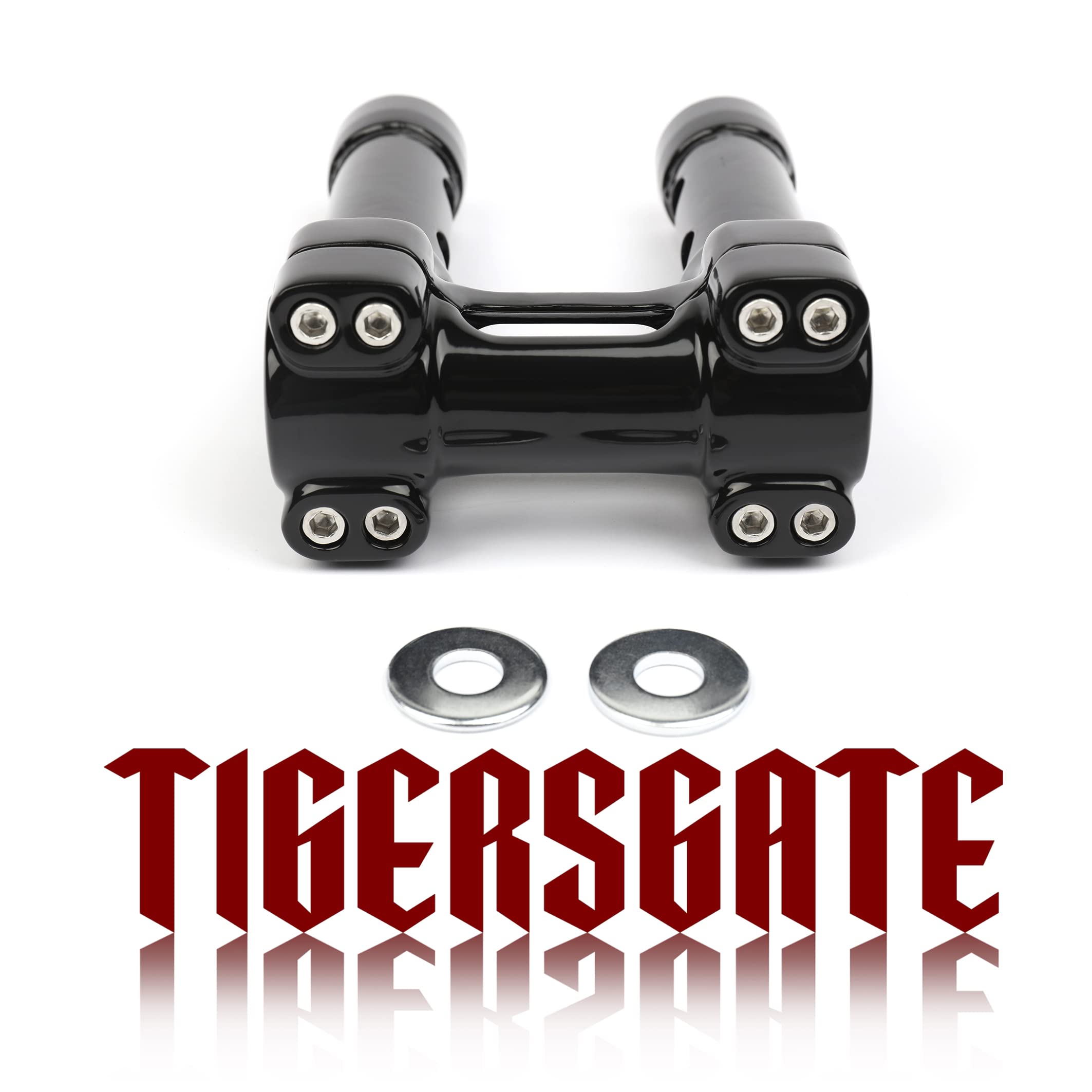 Motorcycle Handlebar Top Clamp Risers For Dyna Electra Glide Softail ...