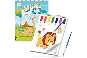 Paint with Water Coloring Books for Girls Ages 4-7: Mess-Free Art for Little Artists