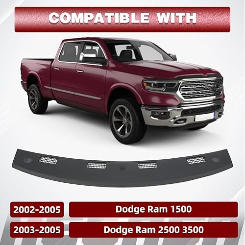 Miniatura 3 de HECASA Panel superior de salpicadero compatible con Dodge Ram 1500 2002-2005 Dodge Ram 2500 3500 2003-2005 Reemplazo para tablero de instrumentos
