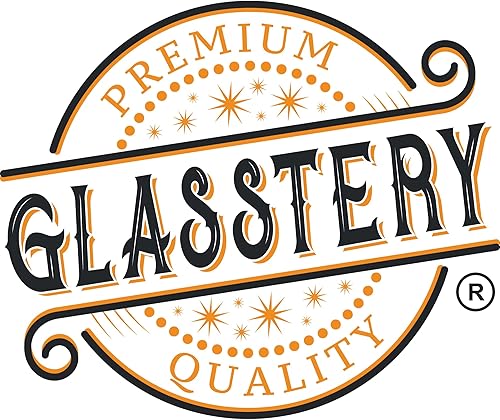 Miniatura 7 de Glasstery Recipiente de entrenamiento para golosinas de comida seca para mascotas, contenedor de encimera para interiores, botella de vidrio,