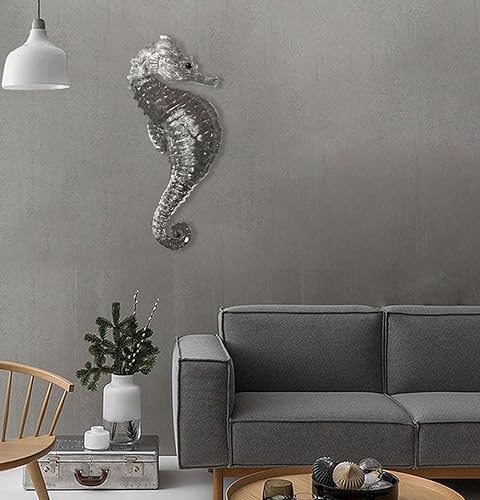 Miniatura 3 de Molde de resina de caballito de mar, moldes de silicona de animales 3D, estatuas de animales grandes, molde de fundición epoxi para colgar en la