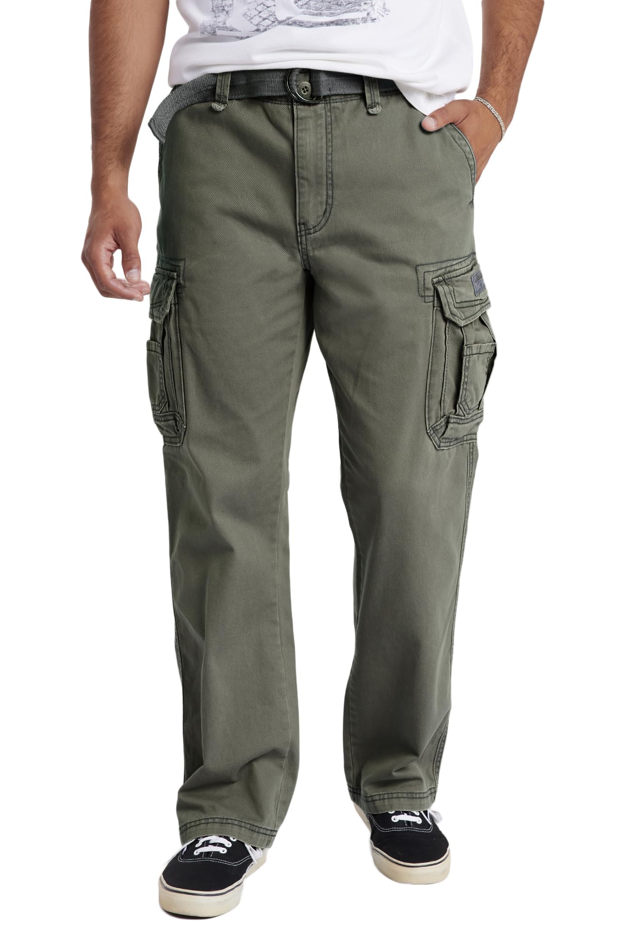 UNIONBAY Men's Survivor Iv Relaxed Fit Cargo Pant-Reg and Big and Tall Sizes