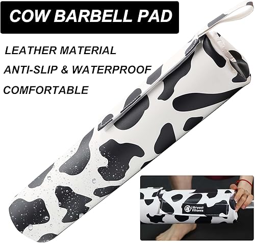 Miniatura 3 de J Bryant Almohadilla de empuje de cadera blanca, almohadilla antideslizante con cubierta de piel sintética reforzada, cojín grueso para sentadillas