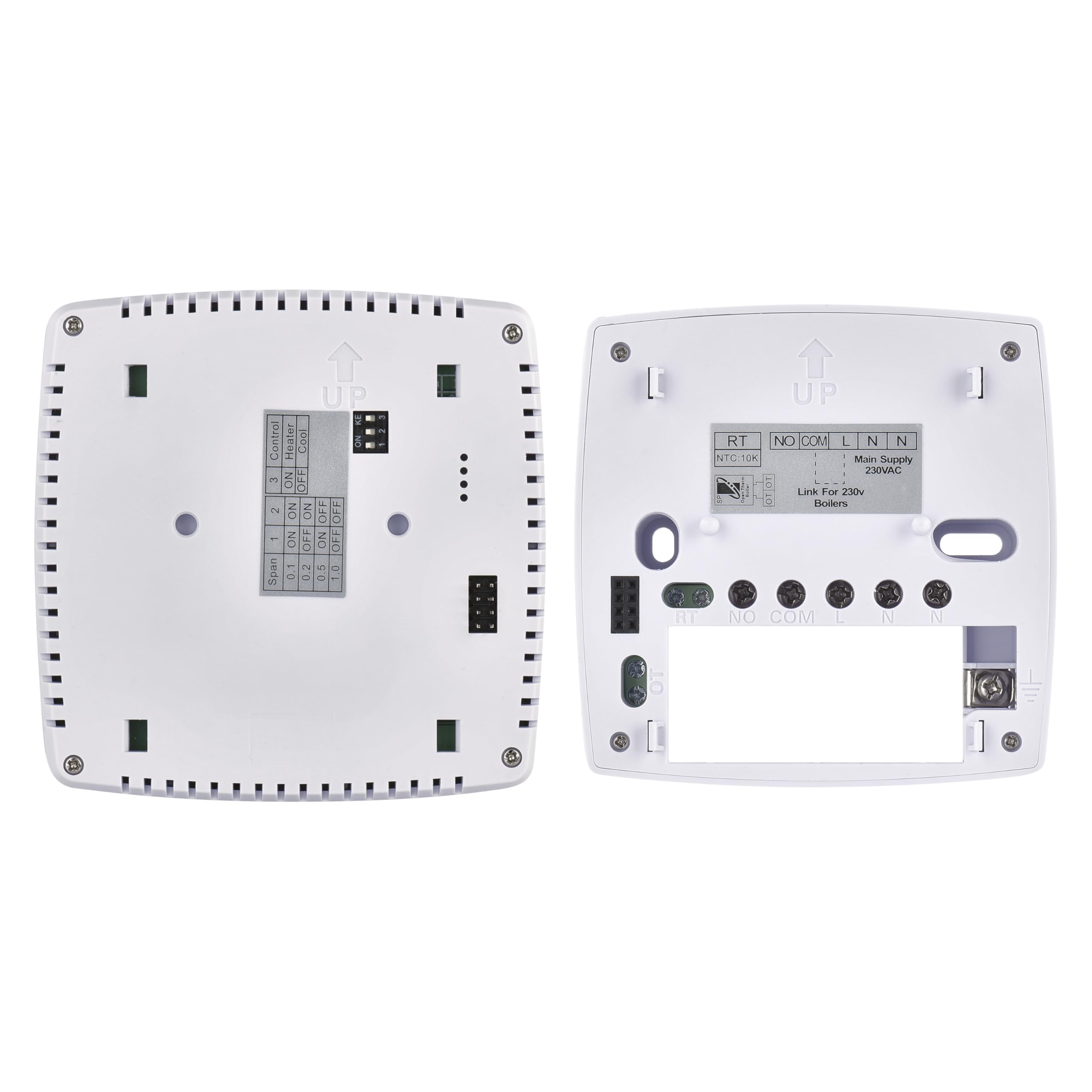 EMOS - Termostato digital con OpenTherm - programable, cableado, 230 V - Sistemas de calefacción/refrigeración con sensor de suelo - Control de temperatura 7-30 °C - Montaje en superficie - Protección