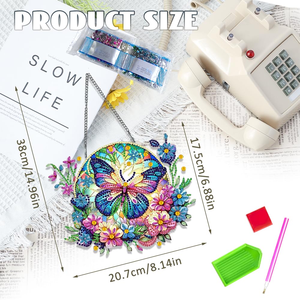 12 Llaveros De Pintura De Diamantes De Navidad 5D Con Cacao Caliente Y Diamantes De Arte