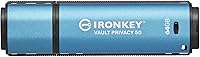 Vista 10 de Kingston IronKey Vault Privacy 50 16GB USB cifrado FIPS 197 AES-256bit Protección contra ataques BadUSB Opciones de contraseña múltiple