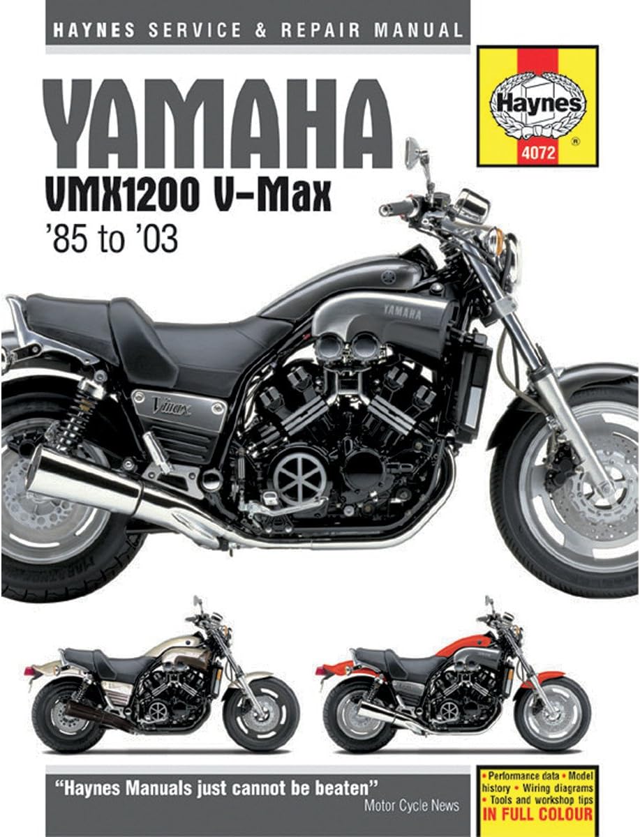 Yamaha VMX1200 V-Max '85 to '03 (Haynes Service & Repair Manual) Hardcover – February 1, 2007