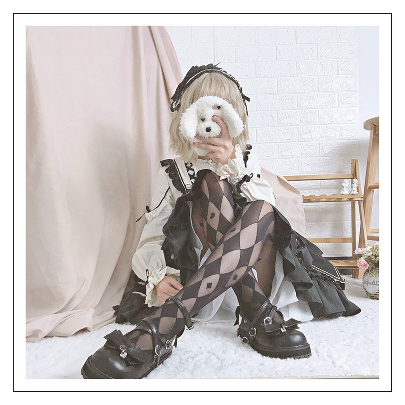 Bas Lolita de style japonais pour femme pour éviter la chaleur en été