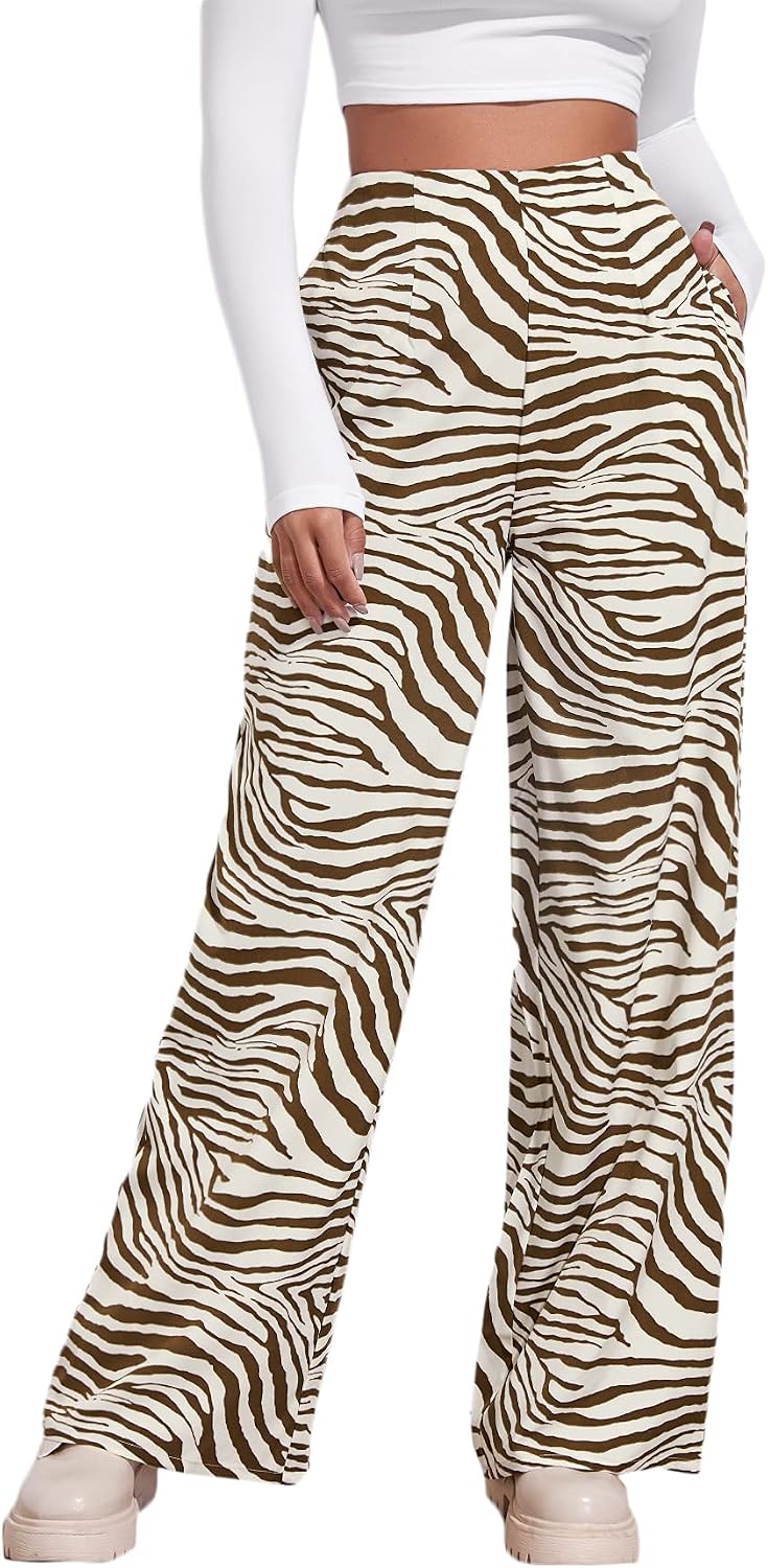 Casual Wide Leg Palazzo Pants Trousers 