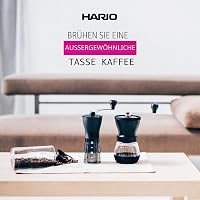 Râșniță manuală de cafea HARIO Mini Mill Slim Plus, compactă, pentru măcinarea boabelor de cafea 7