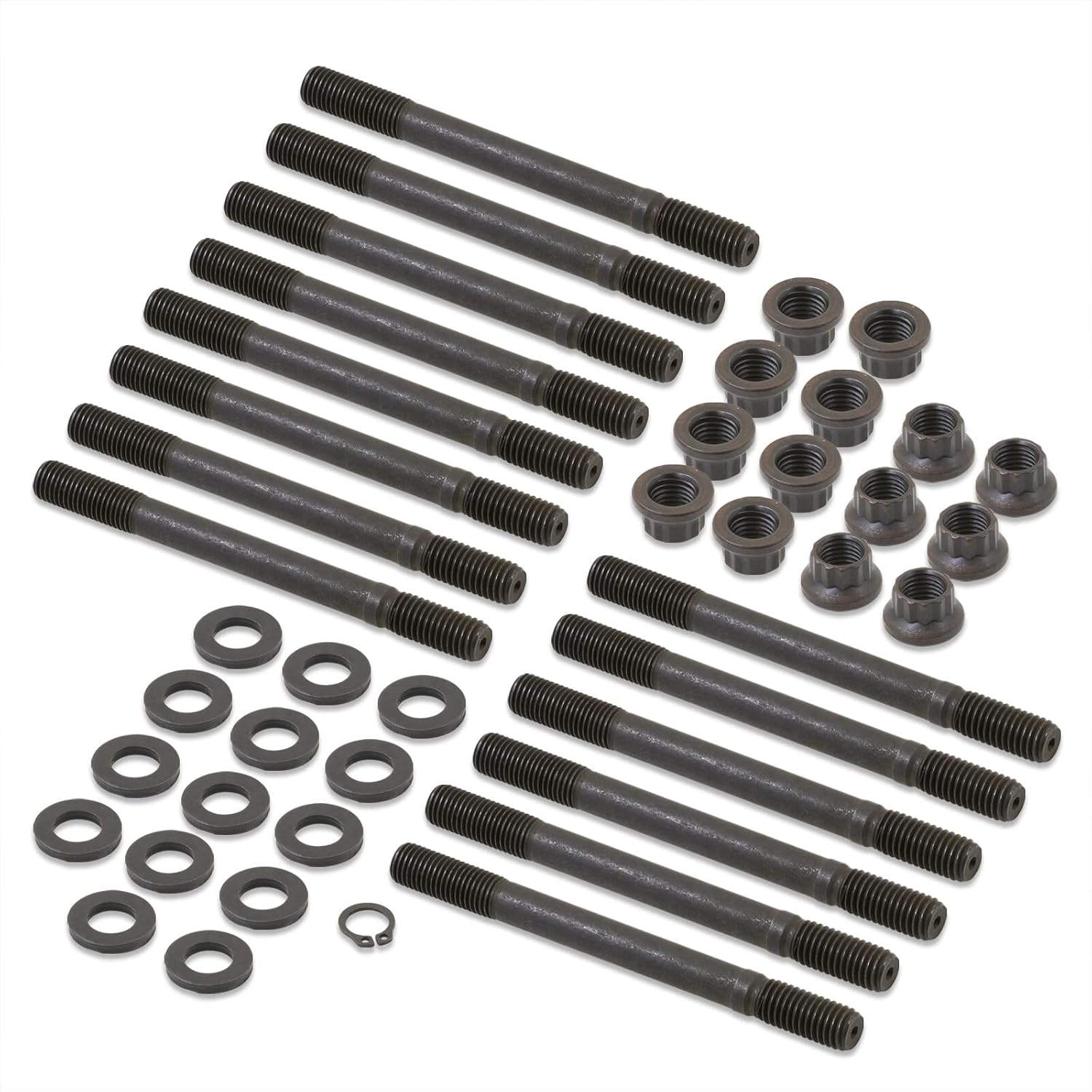 AJP Distributors Engine Cylinder Head Stud Kit Motor Upgrade Bolt Kit Compatible/Replacement For BMW M50 M52 S50US S52US E36 323is M3 E39 528i E86 Z3 M 1996 1997 1998 1999 2000 96 97 98 99 00