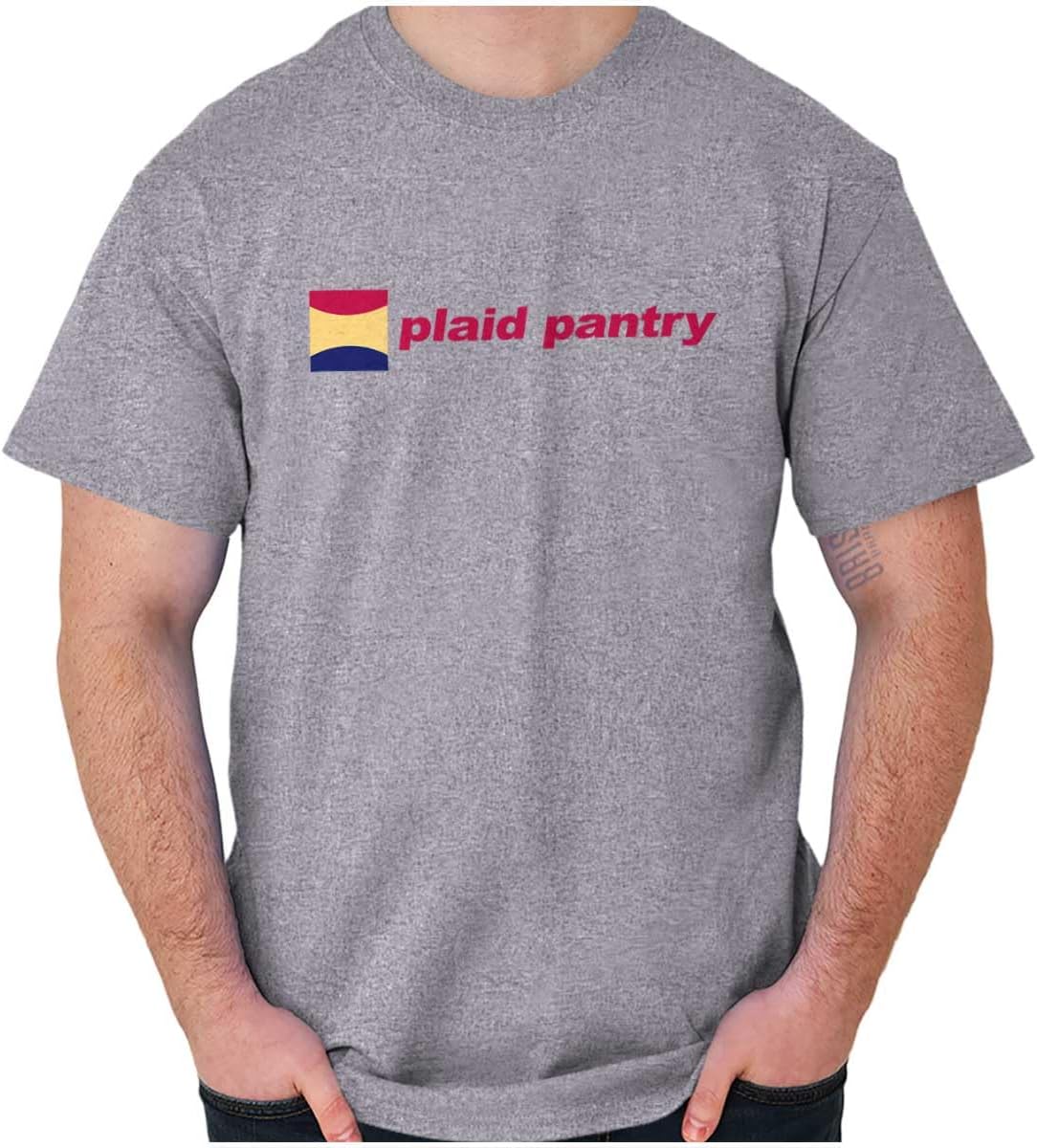 Plaid Pantry Store Minimalist Logo Graphic T Shirt Men or Women