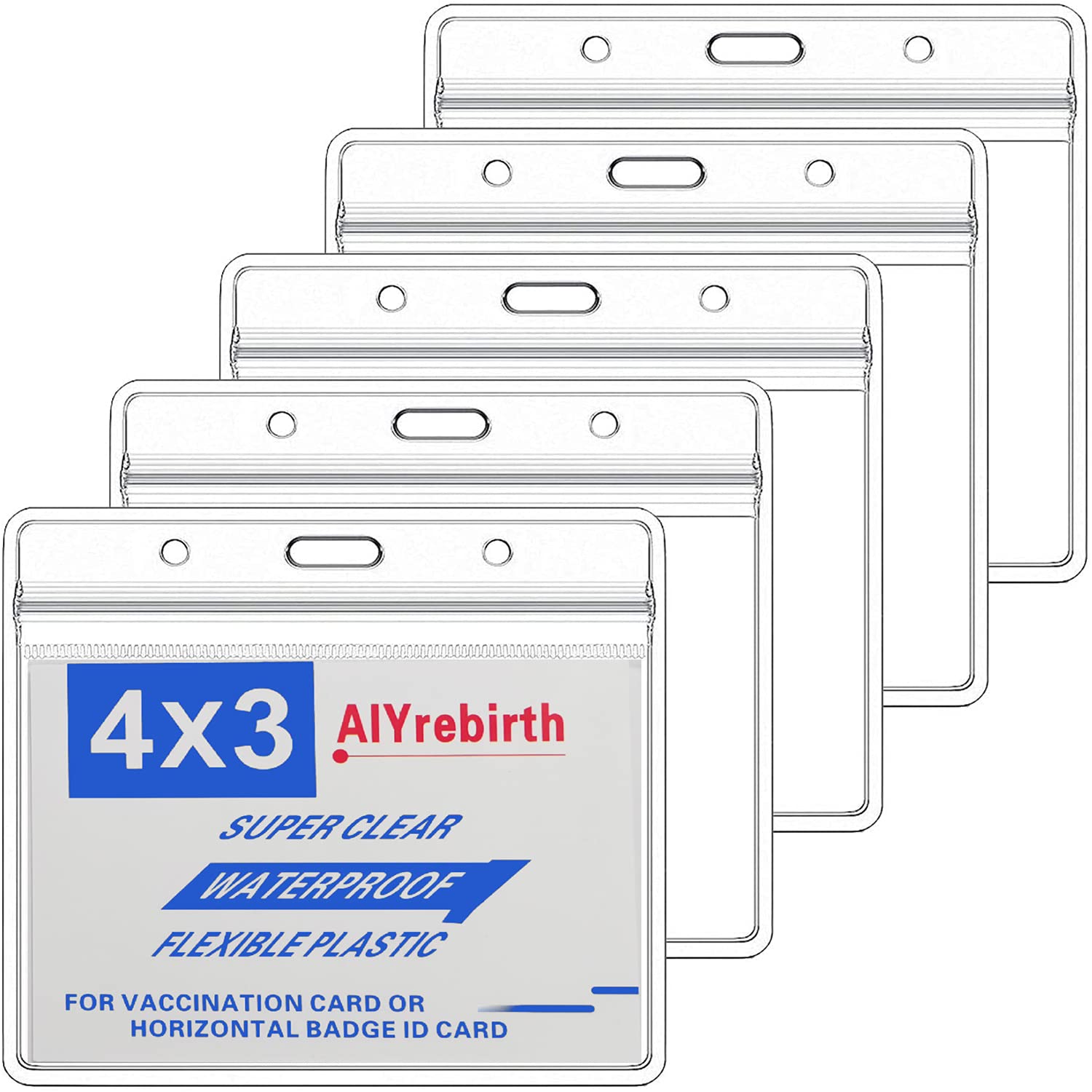 Buy 5 Pack CDC Vaccination Card Protector 4 3 X 3 5 Immunization 