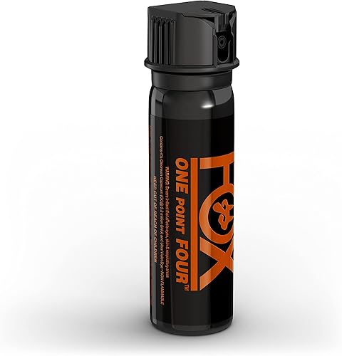 Miniatura 2 de Fox Labs, One Point Four, 4% OC Pepper Spray - Flip Top Stream (4 onzas) 44 pies