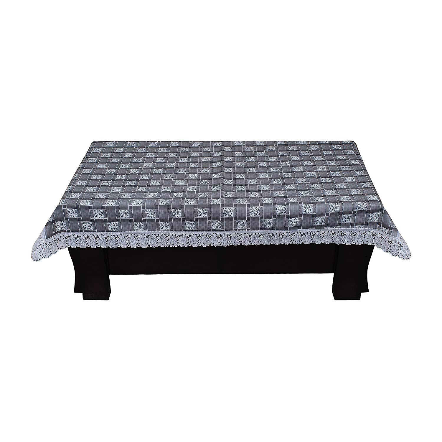 CASA-NEST Thick PVC Printed Center Rectangular Table Cover, 2-4 Seater Size-40X60 (Width X Length, Inch, Waterproof Easy to Clean, Multi Color Printed001