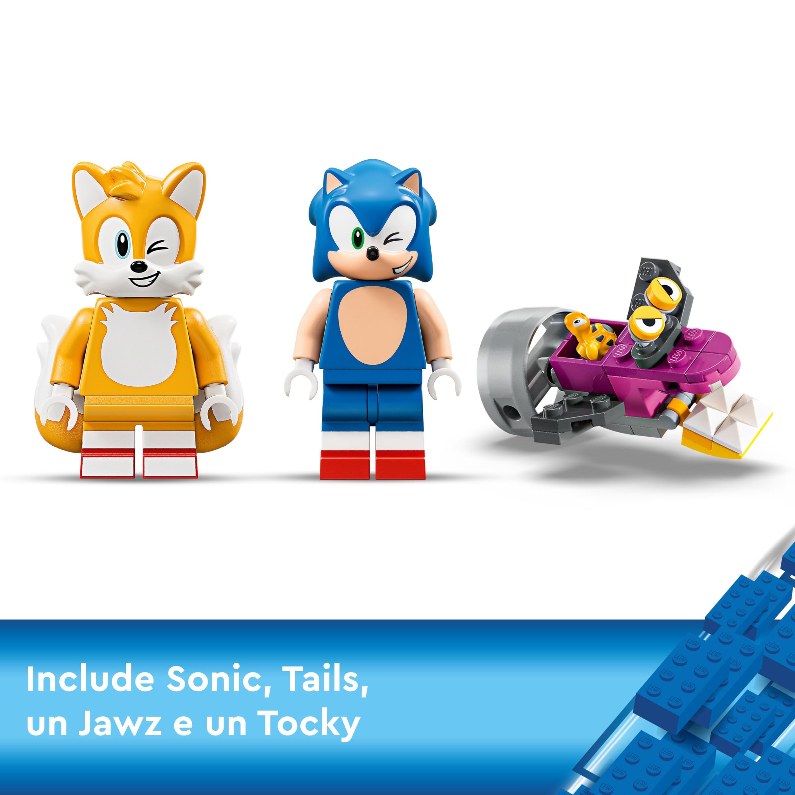 LEGO Sonic the Hedgehog Tails’ Adventure Boat Collectible Interactive Toy for 8 Plus Year Old Kids, Boys & Girls, Playset with Video Game Characters and Water Skis, Gamer Gift 76997