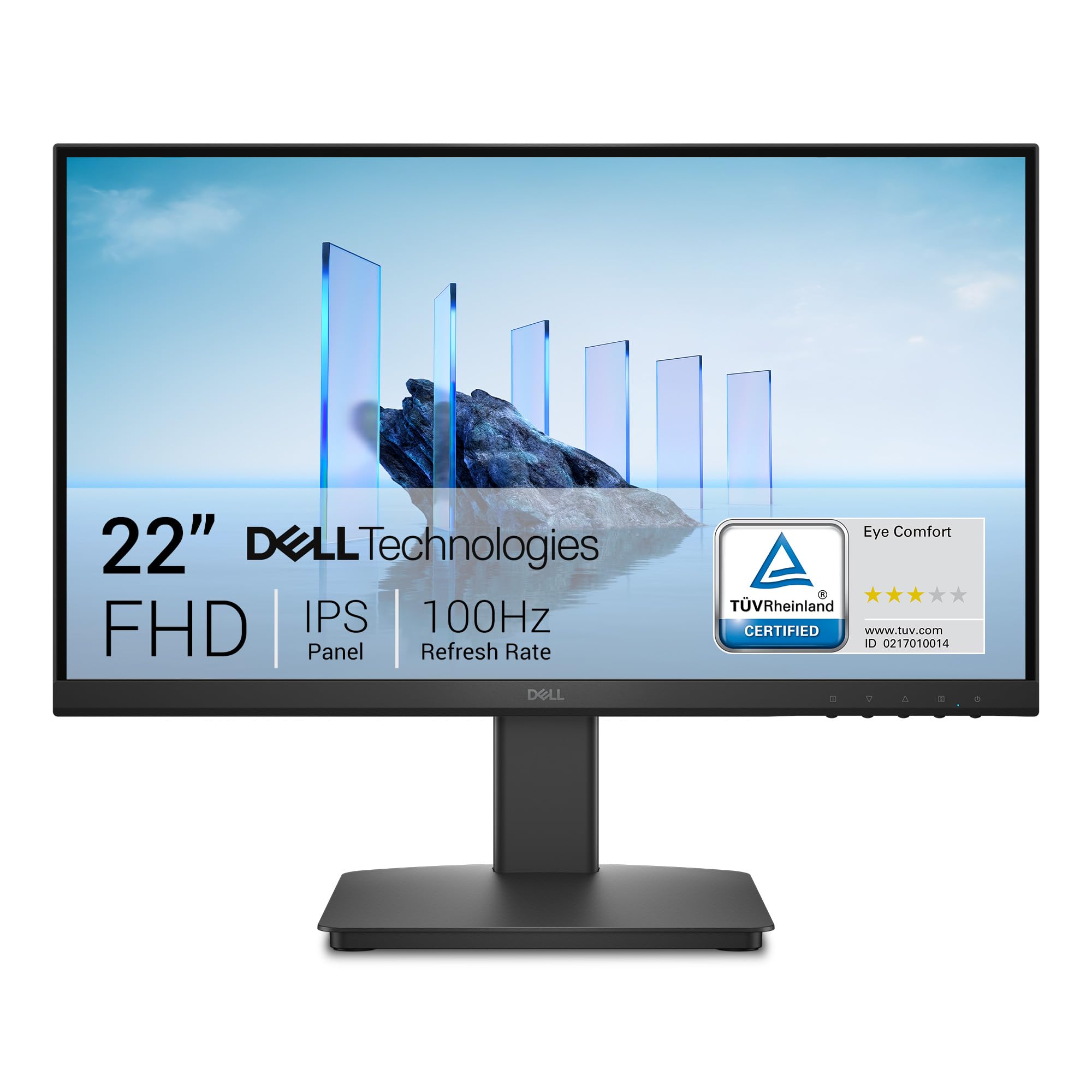 Dell SE2225HM 21.5-inch FHD Monitor, 100Hz VA Panel, 5ms Response Time, 3000:1 Contrast, HDMI/DP/VGA Ports