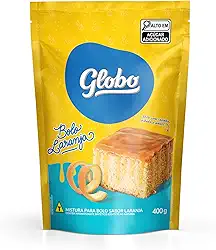 Mistura para Bolo de 400G, Sabor Laranja, Globo.