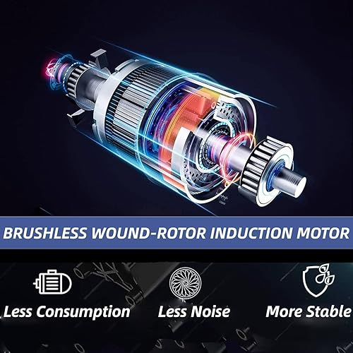 Miniatura 5 de Suyncll - Lavadora eléctrica a presión de 2.9 GPM, lavadora a presión eléctrica con carrete de manguera, 5 puntas de conexión rápida, botella de