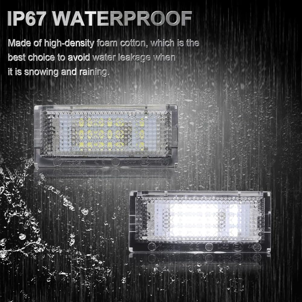 LED Kennzeichenbeleuchtung Für BMW E46 - Xenon Wei Produktbild-Vorschau 4
