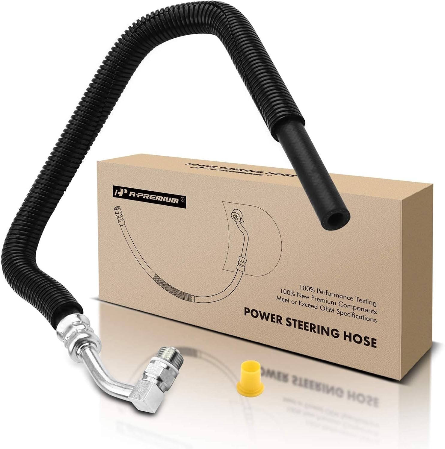 A-Premium Power Steering Return Hose Line Assembly Compatible with Ford Taurus 1996-2000, Sable 1996 & Mercury Sable 1996-2000, 3.0L, Gear To Filter