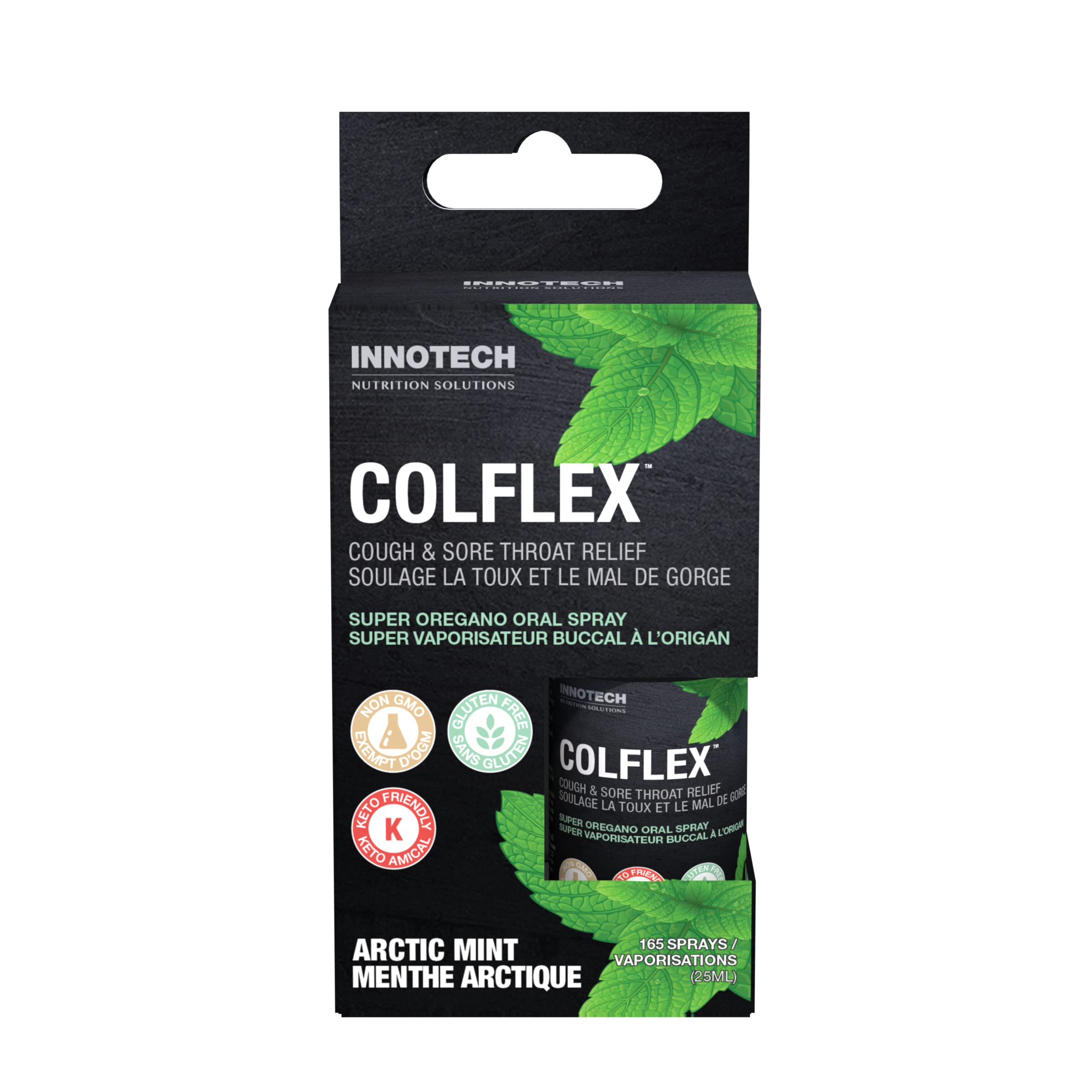 Innotech Nutrition Nutrimize Colflex Oregano Oral Spray, Arctic Mint