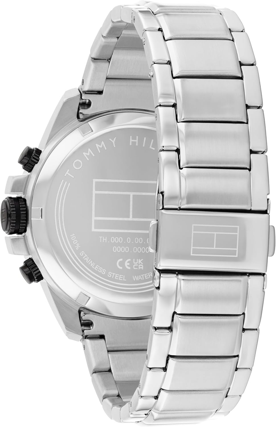 Tommy Hilfiger Men's Dynamic Watch – Quartz Multifunction, Stainless Steel Case, Radial-Etched Dial with CD-Textured Sub-Eyes, Tapered Indexes, Magnified Date Window – Gift for Him - Image 3