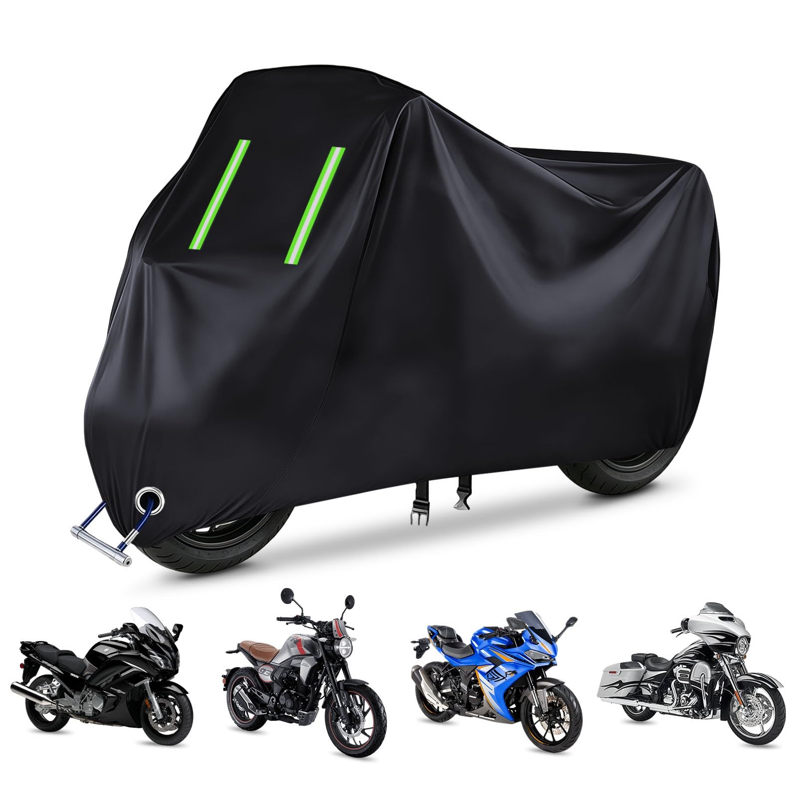 Housse Moto Zero DS Zf7.2 Evite Dechirement Humidite et Poussiere - 8