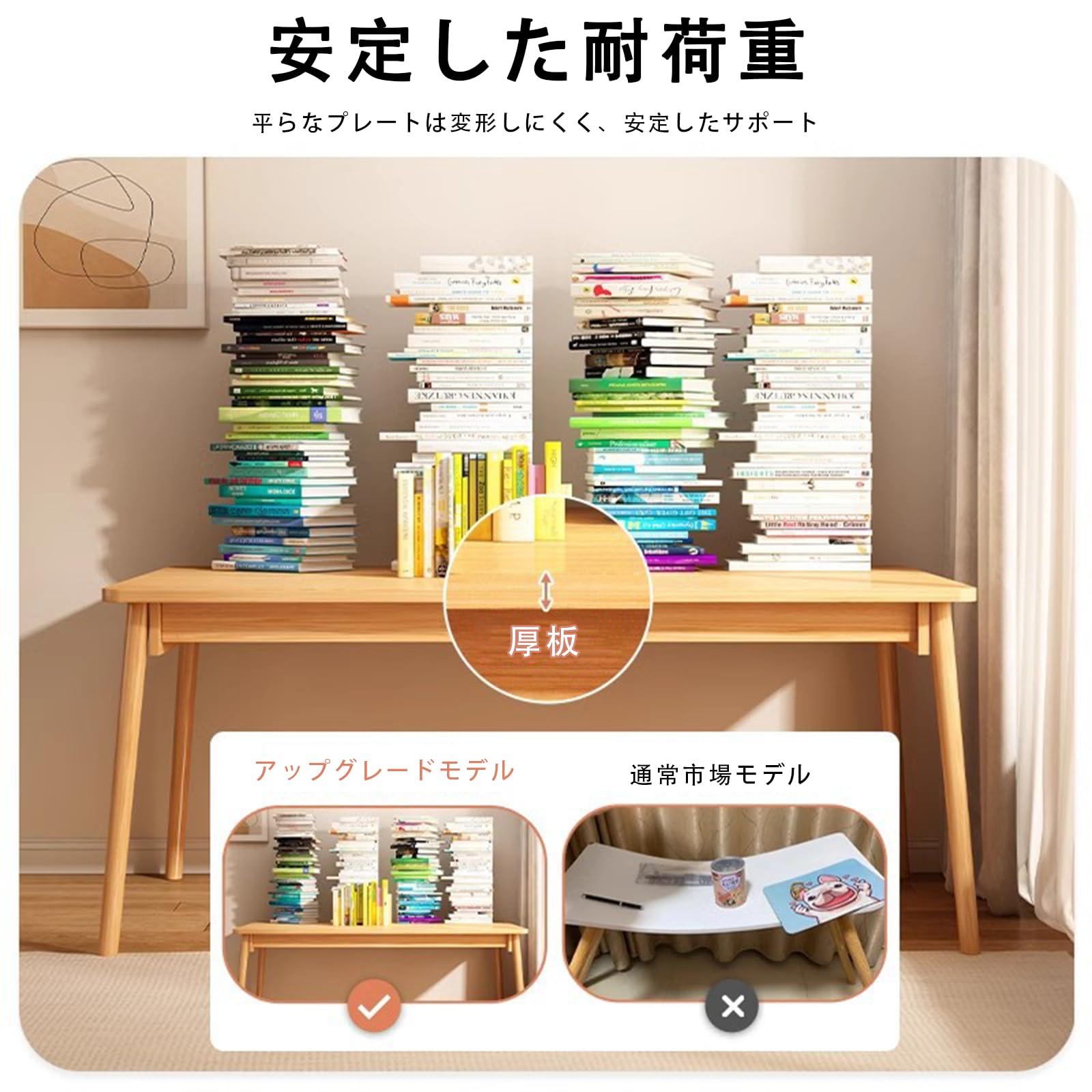 Amazon | デスク パソコンデスク 勉強机 カーブデザイン 人体のカーブ