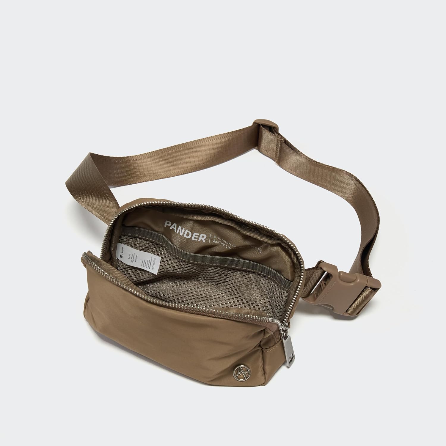 Pander Everywhere Belt Bag for Women, Fashion Waist Packs, Crossbody Bags with Adjustable Strap (Gray Brown) - Image 5